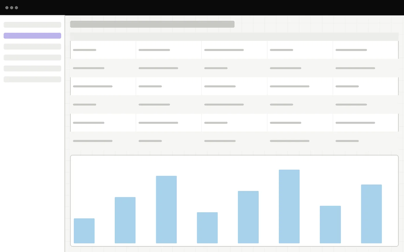 A data-dense enterprise interface built with AG-Grid, Highcharts and Formly-driven forms.